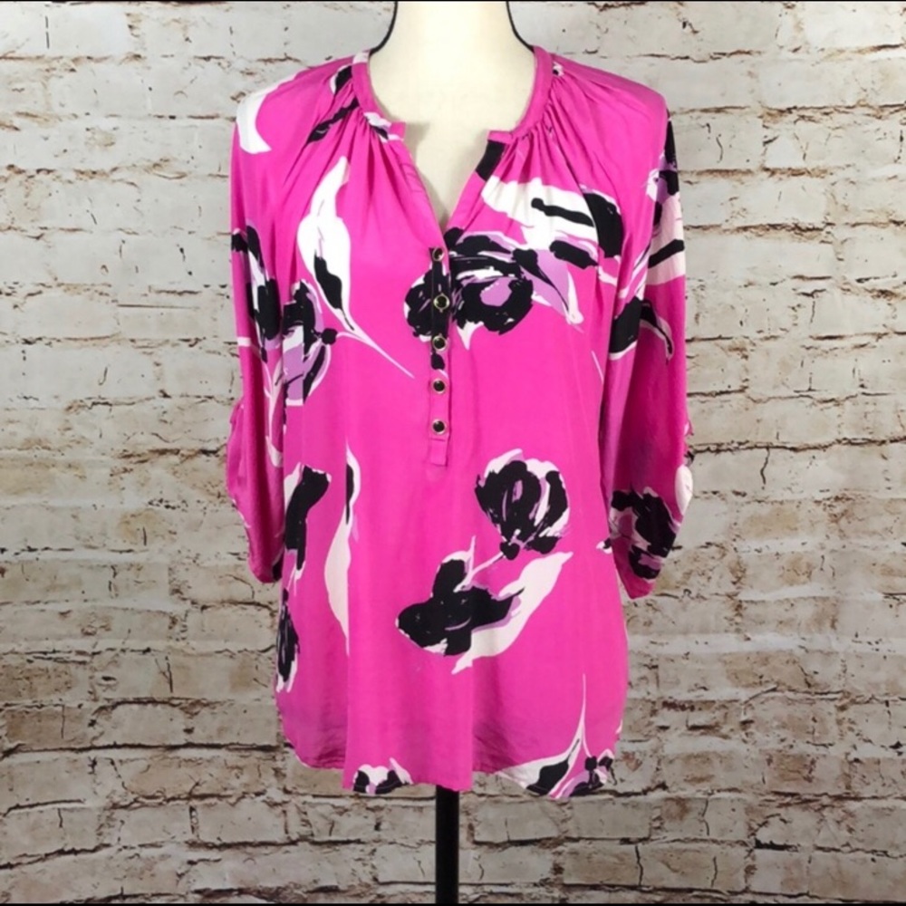 Yumi Kim Silk Printed Blouse